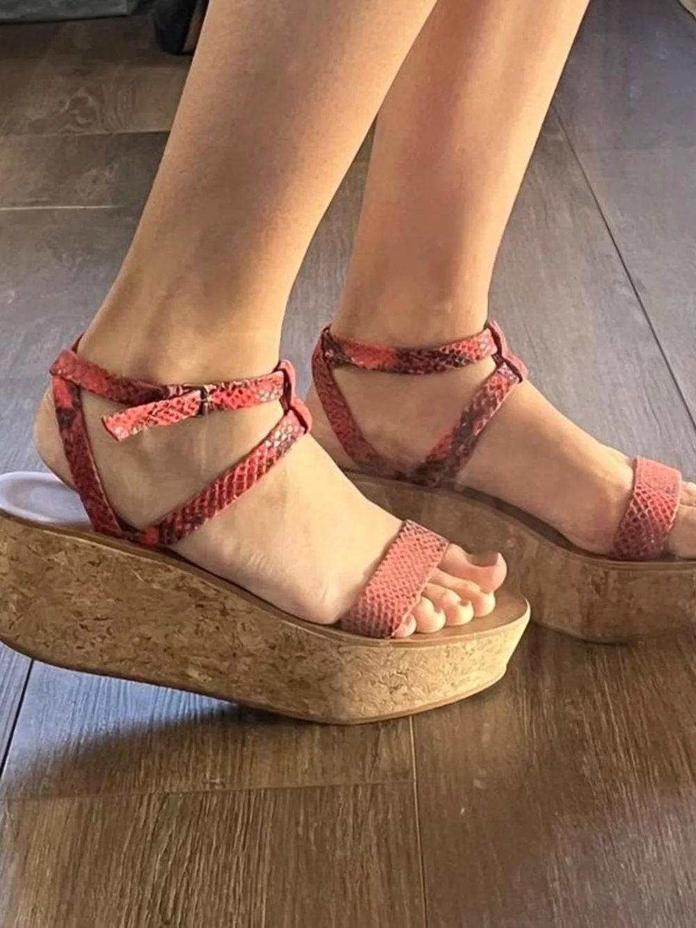 Zara  Strappy Wedges/Sandals